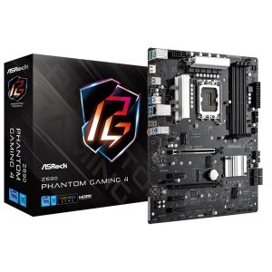 DTB216   Mainboard ASROCK Z690 Phantom Gaming 4 LGA1700 DDR4*4 hỗ trợ NVME