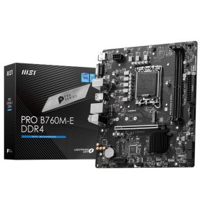 DTB257   Mainboard MSI PRO B760M-E LGA1700 DDR4x2 hỗ trợ NVME