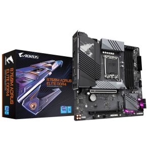 DTB259   Bo mạch chủ GIGABYTE B760M AORUS ELITE LGA1700 DDR4*4 hỗ trợ NVME
