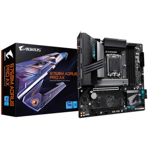 DTB268  Bo mạch chủ GIGABYTE B760M AORUS PRO AX LGA1700 DDR5*4 hỗ trợ NVME