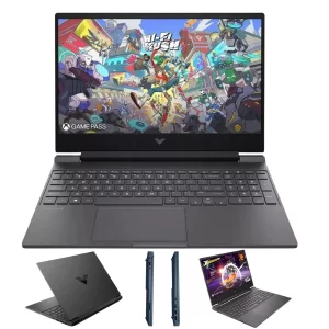 LAP193  HP-Victus-15-AMD-Ryzen-5-7535HS-Max-Turbo-4.55Ghz-RAM-DDR5-16Gb-M.2-NVME-512Gb-RX6650M-4Gb-Monitor-15.6-LAP193