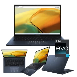 LAP209  ASUS-ZenBook-UX3402-INTEL-i7-1360P-Max-Turbo-5.0Ghz-RAM-LPDDR5-16Gb-M.2-NVME-512Gb-Monitor-14.0-LAP209